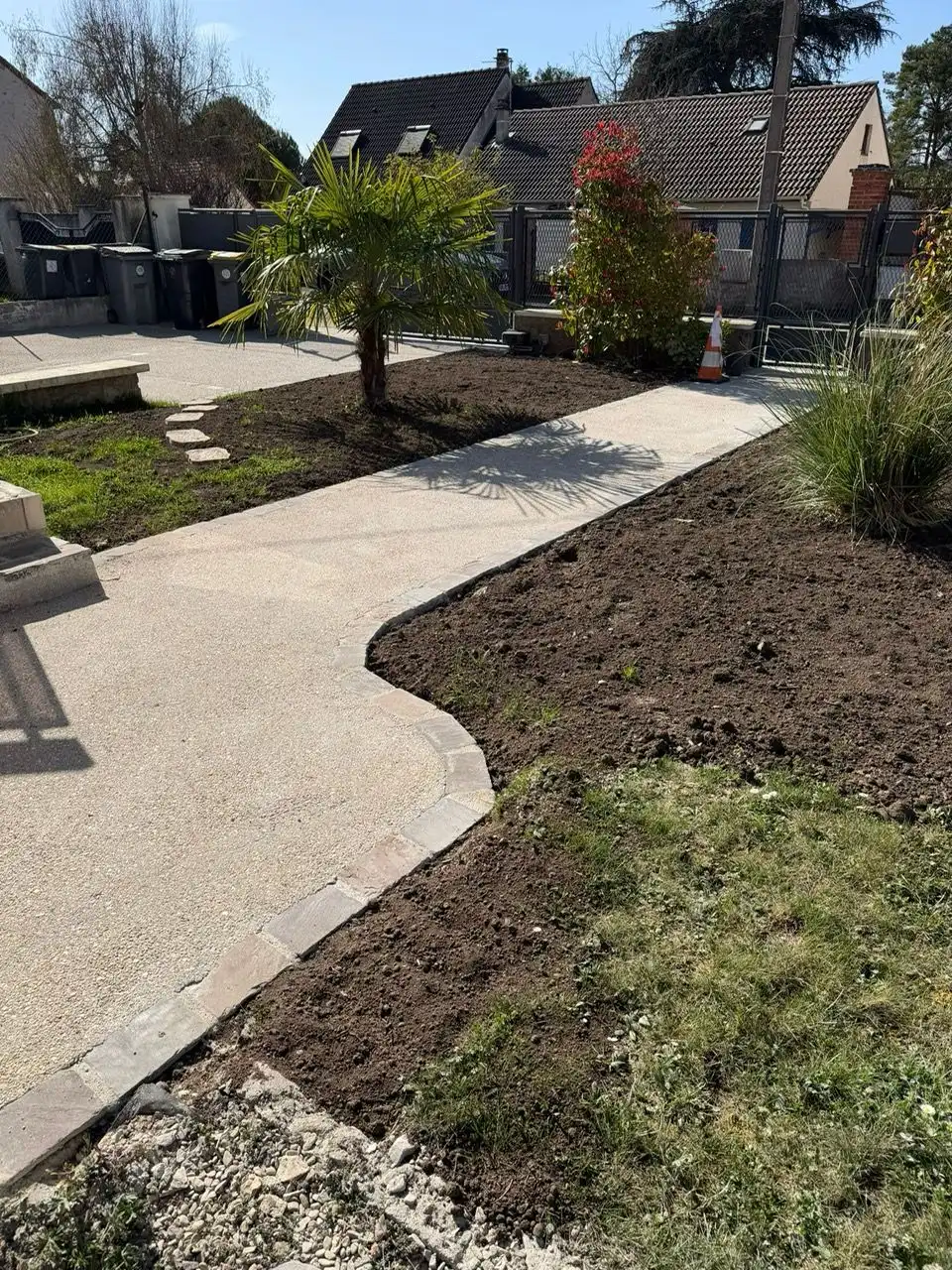 allée béton désactivé 77